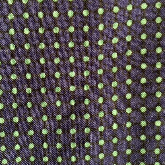 Tommy Hilfiger Long Sleeve Blouse Size XXL. Dark Blue/teal polka dot print. - Picture 7 of 9